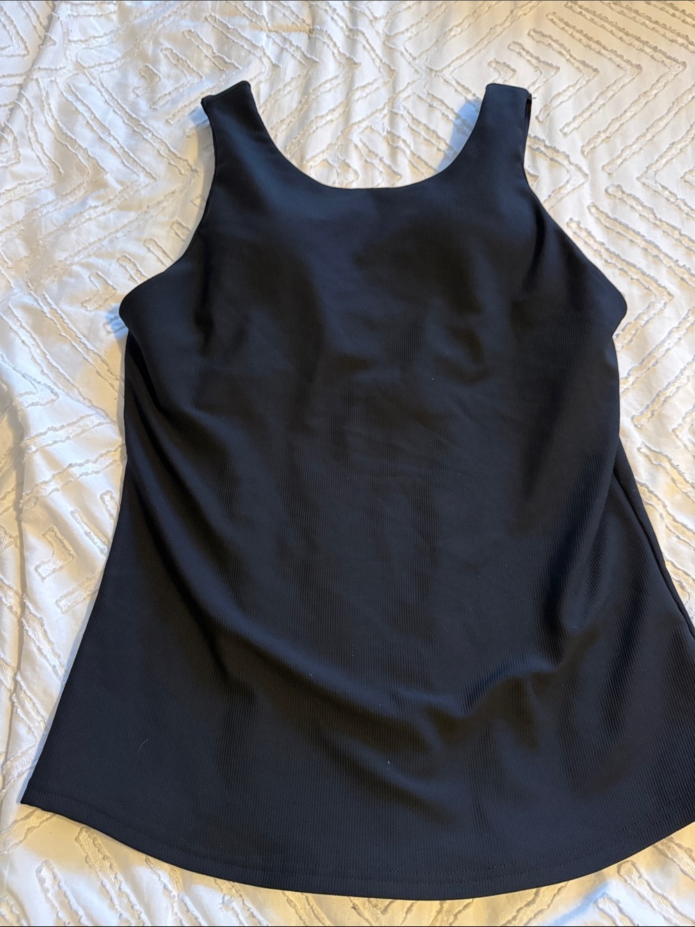 32 Degrees Black Built In Bra Tank Top